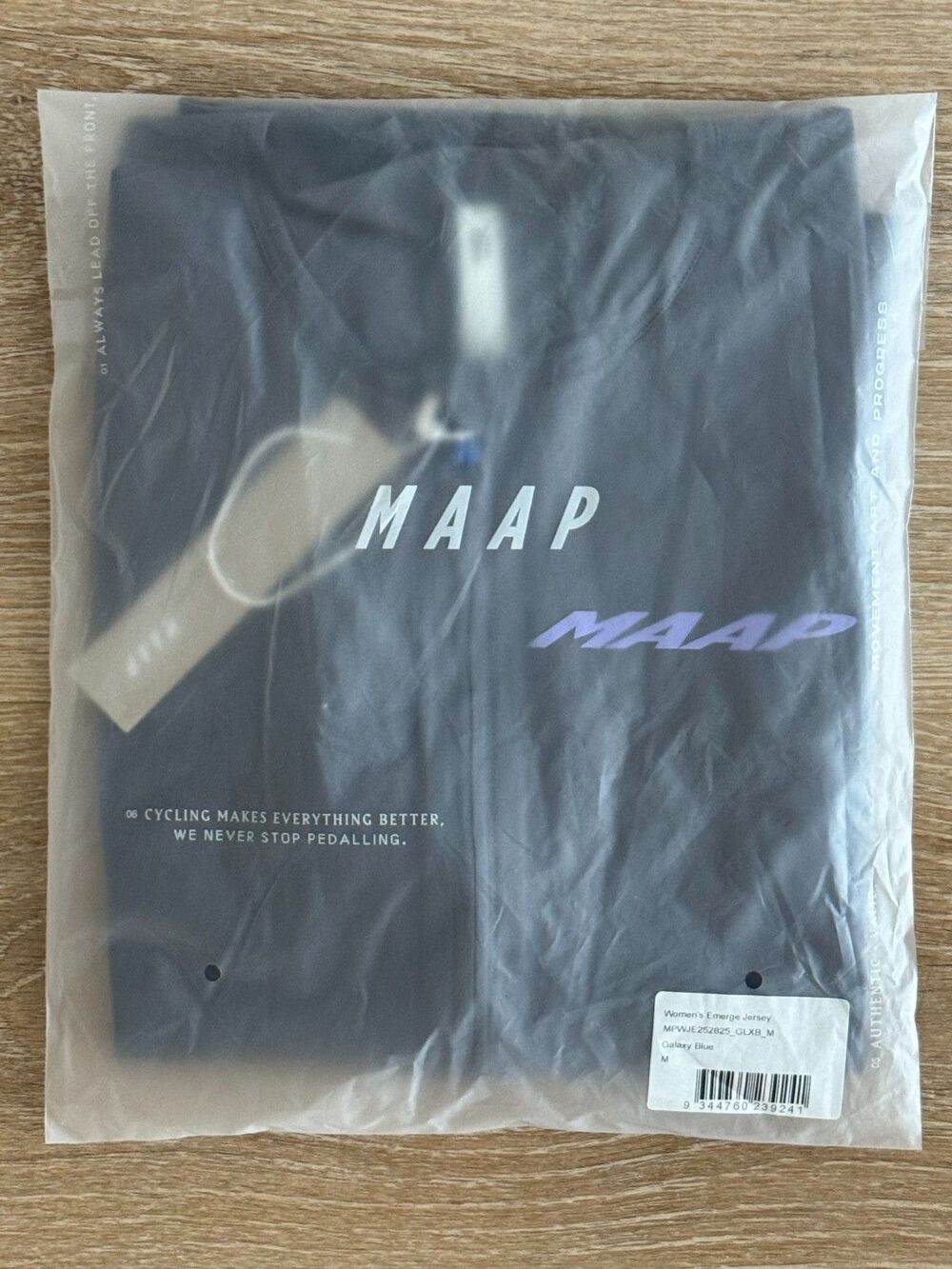 MAAP Women’s Emerge Jersey Size Medium In Galaxy Blue - MSRP $205